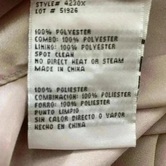 X SCAPE Jerri Beaded Short Sleeve Chiffon Maxi Gown Size 12 - Picture 9 of 10